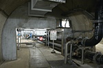 多量の排水を処理する排水管（竜飛海底駅）