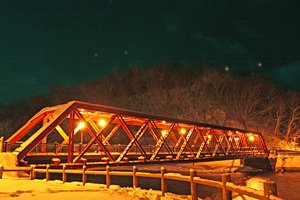 鉄橋の夜