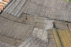 網編みの屋根