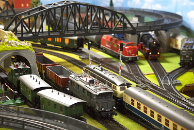 １番ゲージの鉄道模型