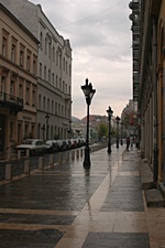 ブダペストの街路