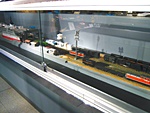 青函連絡船の時代の車両輸送の模型